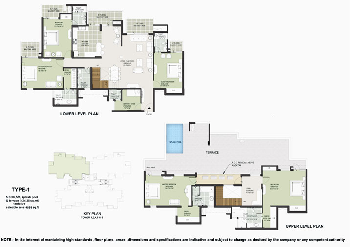 Floor Plan 5 bhk 5 toilets
