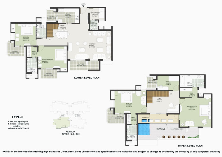 4 bhk pool